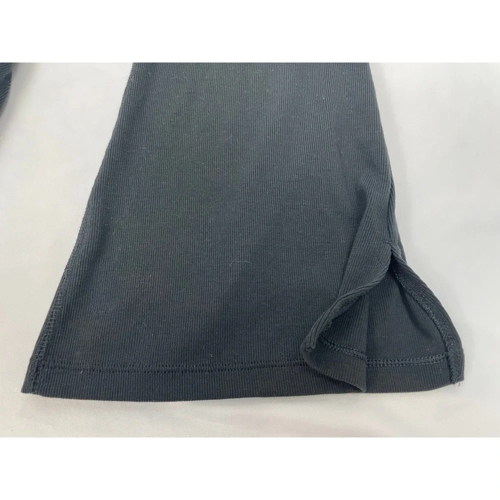 Nike Pants Women Medium Black Sportswear Chill Knit Flared Leggings FQ2113 Pants